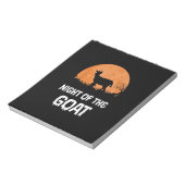 Halloween Goat Costume Gift Notitieblok (Linkerzijde)