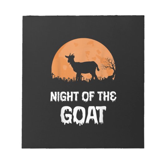 Halloween Goat Costume Gift Notitieblok (Voorkant)