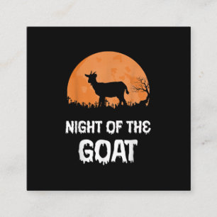 Halloween Goat Costume Gift Vierkante Visitekaartje