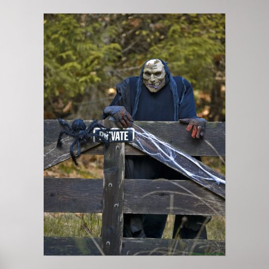 Halloween Goblin Portret - Fine Art Print (Voorkant)