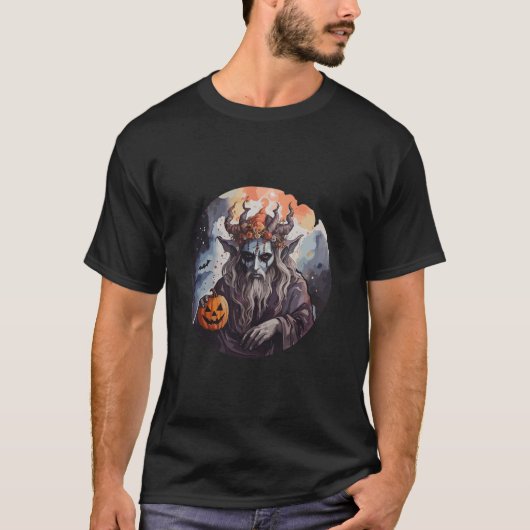 Halloween God T-shirt Design (Voorkant)