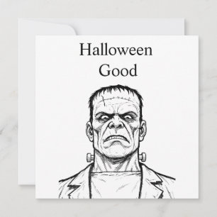 Halloween Goede Frankenstein  Kaart