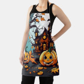 Halloween Golden Autumn Schorten, laat pompoenen Schort (Insitu)