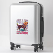 Halloween Golden Retriever_1 Sticker (Koffer)