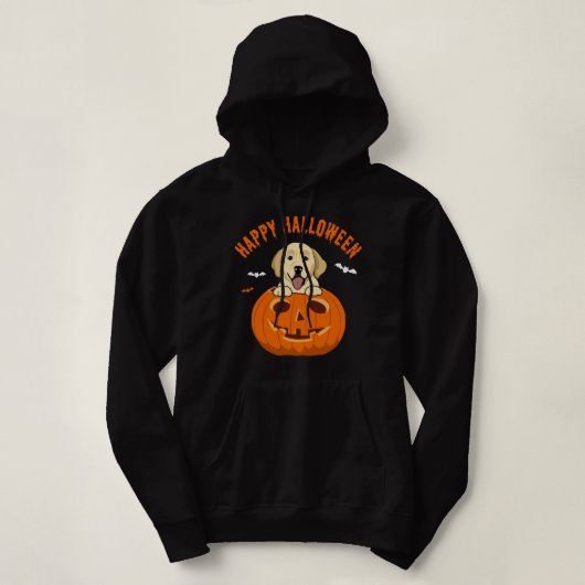 Halloween Golden Retriever Dog Pumpkin Costumes Hoodie (Design voorkant)