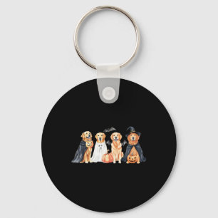 Halloween Golden Retriever Dog Sleutelhanger