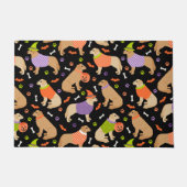 Halloween Golden Retriever Doormat Deurmat (Voorkant)
