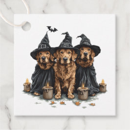 Halloween Golden Retriever Honden Jack O Lantern Bedankjes Labels