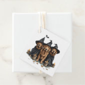 Halloween Golden Retriever Honden Jack O Lantern Bedankjes Labels (In situ)