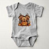 Halloween Golden Retriever Honden Jack O Lantern Romper (Voorkant)