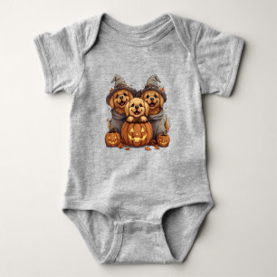 Halloween Golden Retriever Honden Jack O Lantern Romper