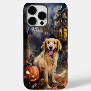 Halloween Golden Retriever met pompoenen eng Case-Mate iPhone 14 Pro Max Hoesje