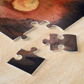 Halloween Golden Retriever met pompoenen eng Legpuzzel (Zijkant)