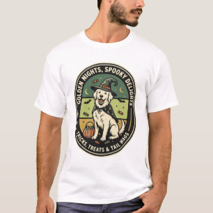 Halloween Golden Retriever Spoker Nacht Club T-shirt