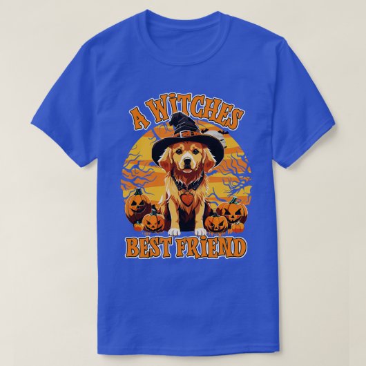 Halloween Golden Retriever T-shirt (Design voorkant)
