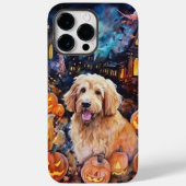 Halloween Goldendole met pompoenen eng Case-Mate iPhone Case (Achterkant)