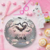 Halloween Gone Batty Papieren Bordje (Feest)