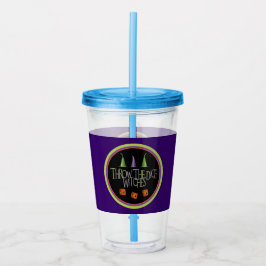 Halloween Gooi De dobbelstenen Heksen Bunco Feest  Acryl Drinkbeker