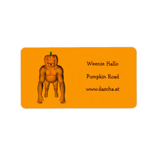 Halloween Gorilla Etiket