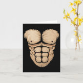 Halloween Gorilla Monkey Belly Borst Kostuum Manne Kaart (Gele Bloem)