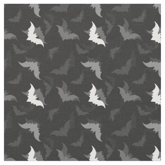 halloween goth black bats stof (Close Up)