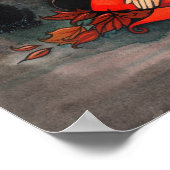 Halloween gothic Big Eye Art Poster Print (Hoek)