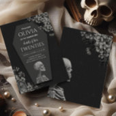 Halloween Gothic Death of her Twenties Birthday Kaart