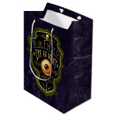 Halloween Gothic Eye of Newt Witch Potion  Medium Cadeauzakje (Voorkant Gekanteld)
