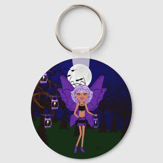 Halloween Gothic Faery Eve Hallow Sleutelhanger (Voorkant)