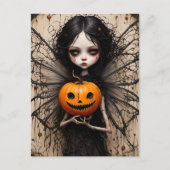 Halloween Gothic Fairy Briefkaart (Voorkant)