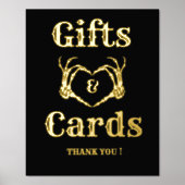 Halloween Gothic Gift en kaarten Schedel handen Te Folie Afdrukken (Voorkant)