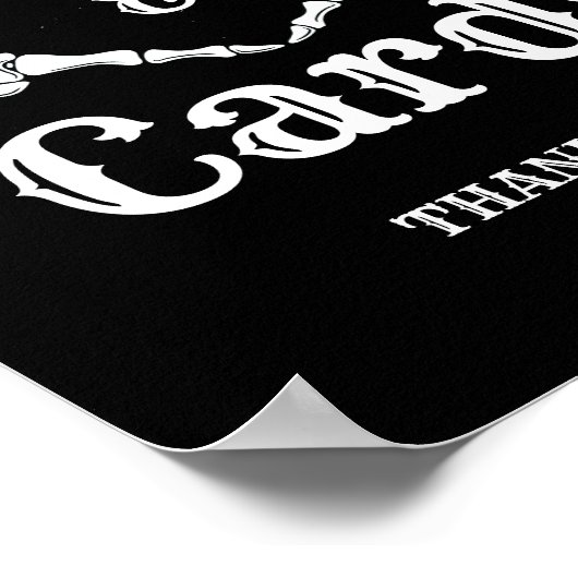 Halloween Gothic Gift en kaarten Schedel handen Te Poster (Hoek)