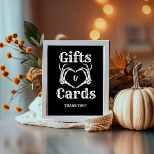 Halloween Gothic Gift en kaarten Schedel handen Te Poster