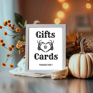 Halloween Gothic Gift en kaarten Schedel handen Te Poster