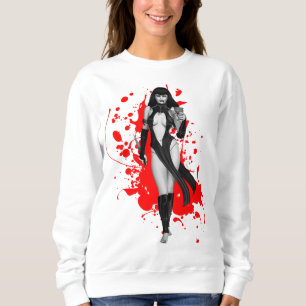 Halloween Gothic Lady Vampire Sierkussen Trui