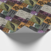 Halloween Gothic Medieval Spooky Apothecary Art Cadeaupapier (Hoek)