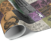 Halloween Gothic Medieval Spooky Apothecary Art Cadeaupapier (Rol Hoek)