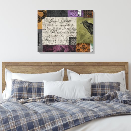 Halloween Gothic Medieval Spooky Apothecary Art Canvas Afdruk (Insitu (Slaapkamer))