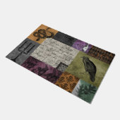 Halloween Gothic Medieval Spooky Apothecary Art Deurmat (Schuin)