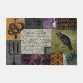 Halloween Gothic Medieval Spooky Apothecary Art Deurmat (Voorkant)