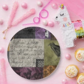 Halloween Gothic Medieval Spooky Apothecary Art Papieren Bordje (Feest)