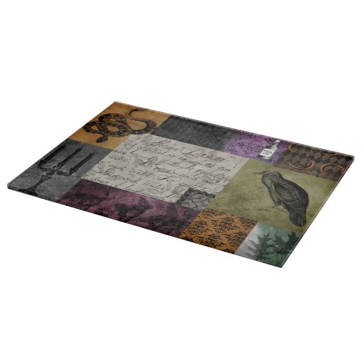 Halloween Gothic Medieval Spooky Apothecary Art Snijplank (Hoek)