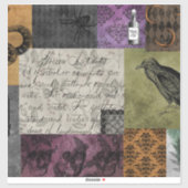 Halloween Gothic Medieval Spooky Apothecary Art Sticker (Vel)