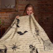  Halloween Gothic ontkoppeling Victoriaans Fleece Deken