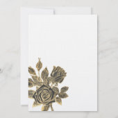 Halloween Gothic Rehearsal Dinner Invitation Kaart (Achterkant)