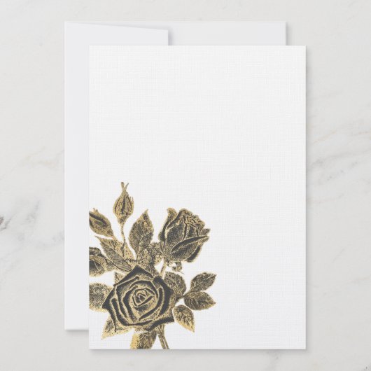 Halloween Gothic Rehearsal Dinner Invitation Kaart (Achterkant)