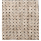 Halloween Gothic Skulls Grid Pattern Douchegordijn (Voorkant)