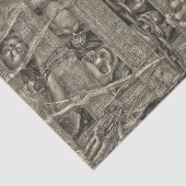 Halloween Gothic Skulls Old Style Sepia  Tissuepapier (Detail)