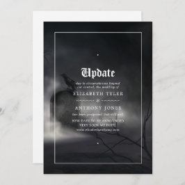 Halloween Gothic Wedding Update Kaart