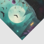 Halloween Gothic Witch beroemd gemaakt door Jack-O Tissuepapier (Detail)